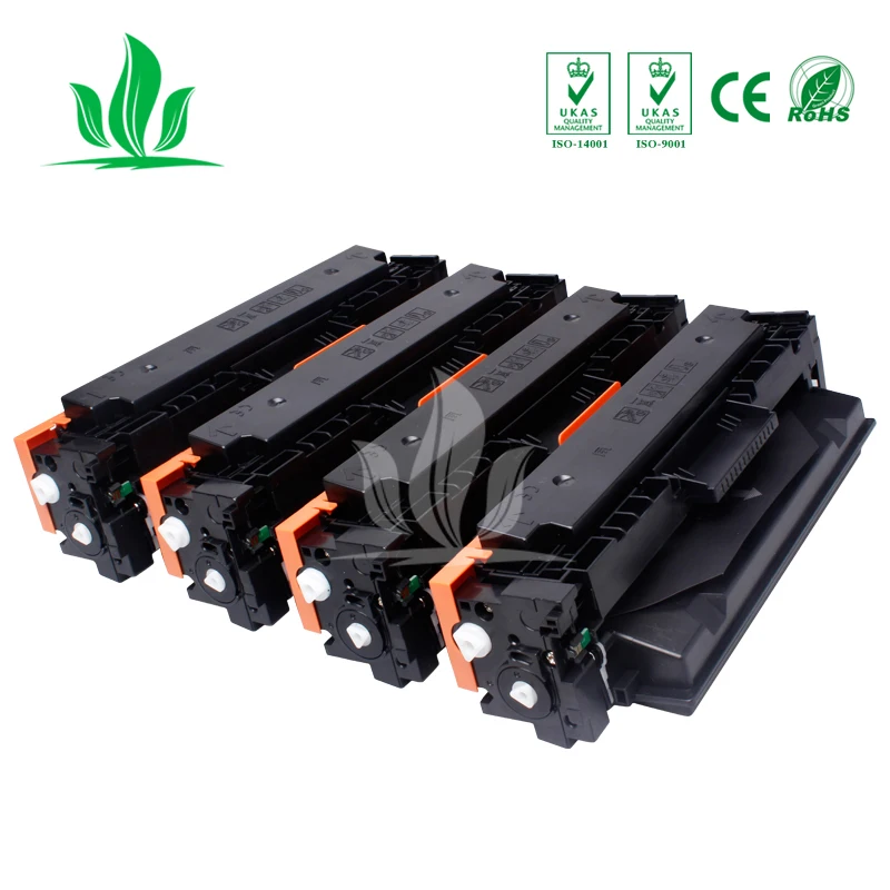 

1set 4color 410X CF410X CF411X CF412X CF413X Toner Cartridge Compatible for HP Color LaserJetPro M452dn printer ZH