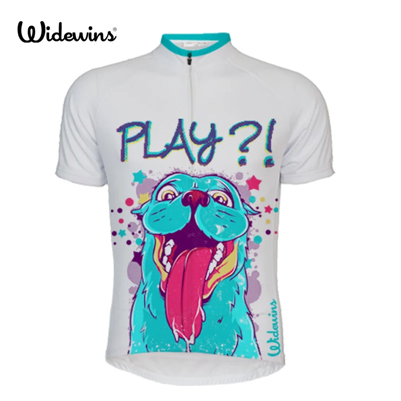 

2018 Cycling Jersey Mtb Bicycle Clothing Bike Wear Clothes Short Maillot Roupa Ropa De Ciclismo women play dog 5563