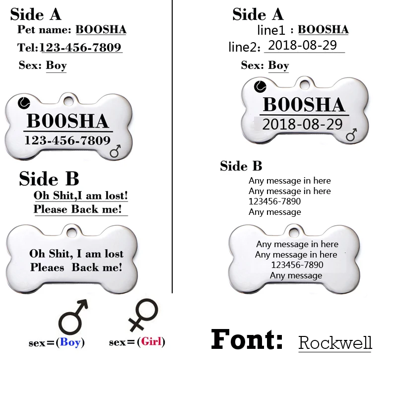 Personalized-Dog-ID-Tags-Stainless-Steel-Pet-ID-Tags-for-cats-and-dogs-Collar-Accessories-Dog