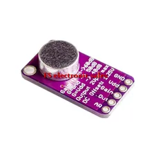 Free shipping 5 pcs Electret Microphone Amplifier Stable MAX9814 module Auto Gain Control for Arduino