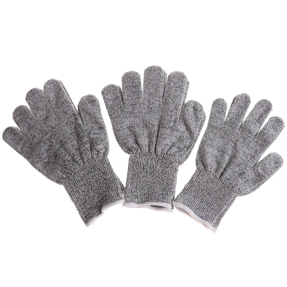 1 Pair Anti Cut Gloves HPPE Cut Resistant Glove Safety Tools Parts Work Butcher Protection Tool Garden Labor Tools Accessories