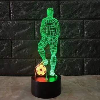 

Magic 3D Soccer Touch Table Lamp 7 Colors Changing Desk Lamp USB Powered Night Lamp Football LED Light Bedroom Decoration