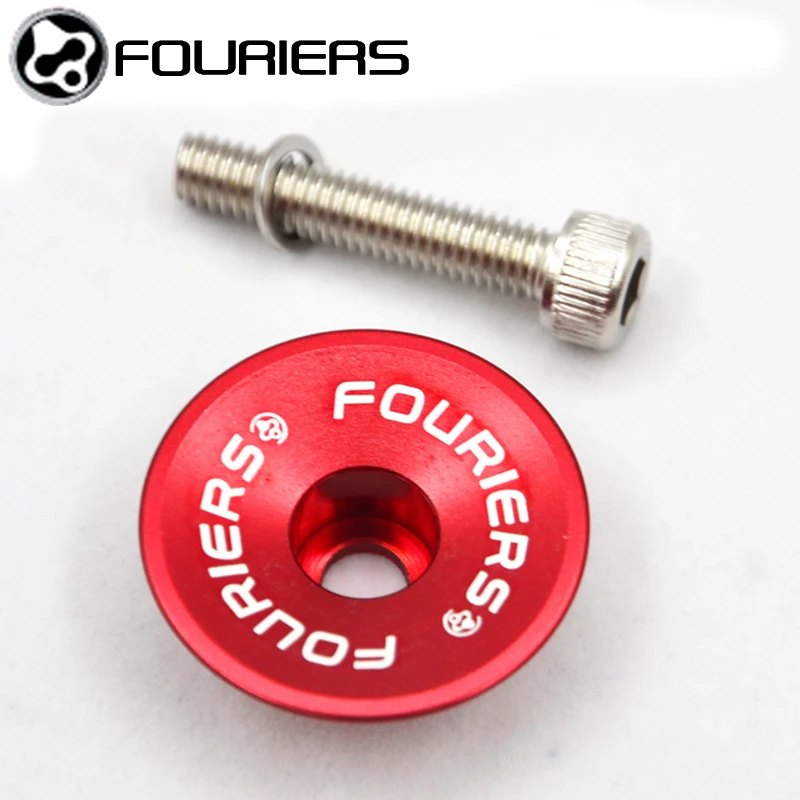 FOURIERS Bike Headset TCDX002 MTB Mountain Bike Top Cap With Stainless Steel Screws External