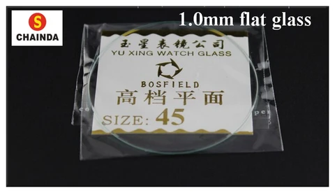 Tamanho de 1645mm Frete Grátis Espessura 1.0 Milímetros Flat Round Vidro Mineral Assista Cristal 118 Pcs