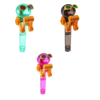 

18.5*9cm Lollipop Holder Decompression Toys Lollipop Robot toy gift Random Colors Delivery