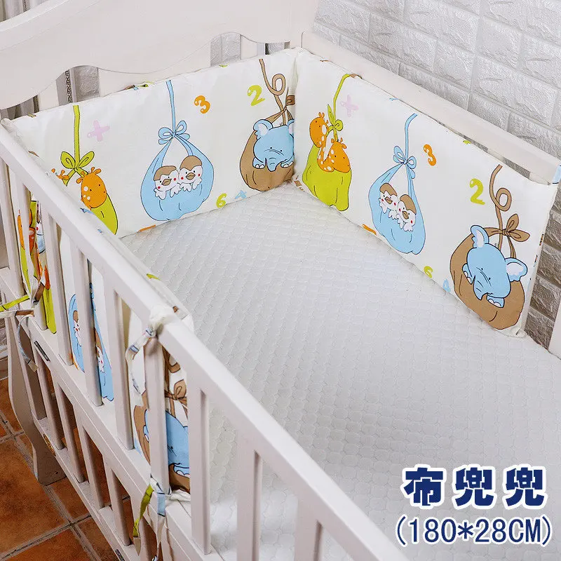 Уплотненный бампер для новорожденной кровати Zoo Design один предмет 180*30 см детская