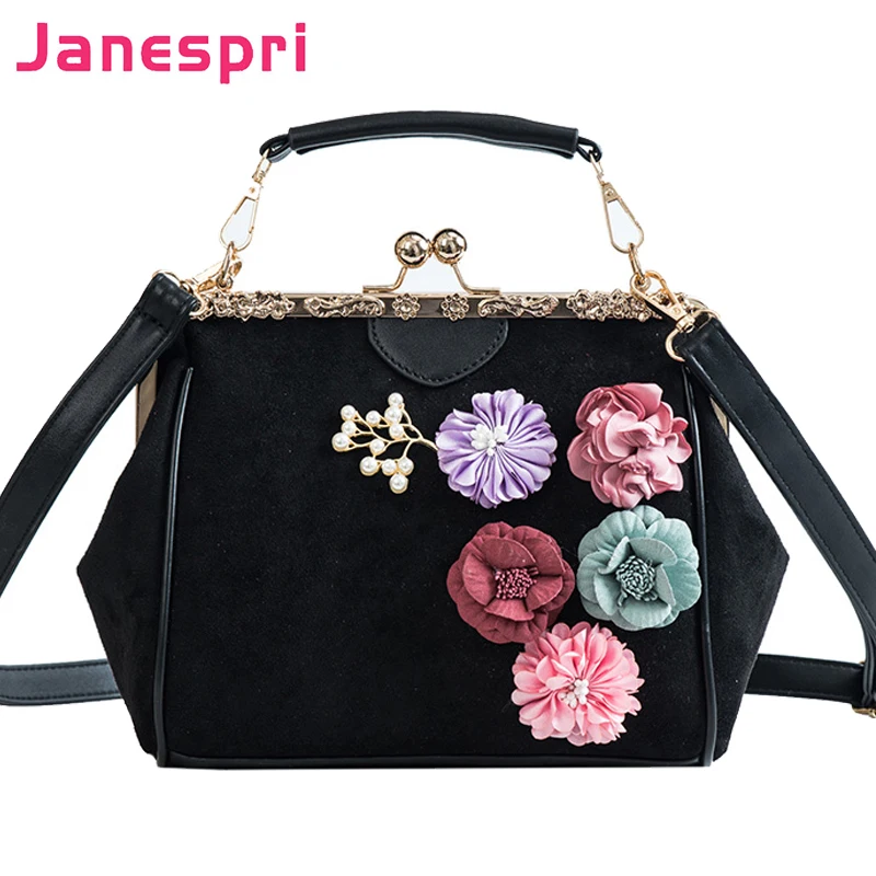 

Three-dimensional Simulation Flowers Women Peacock Embroidery Messenger Bag Frame PU Leather Tote Handbag Purse Crossbody Bags