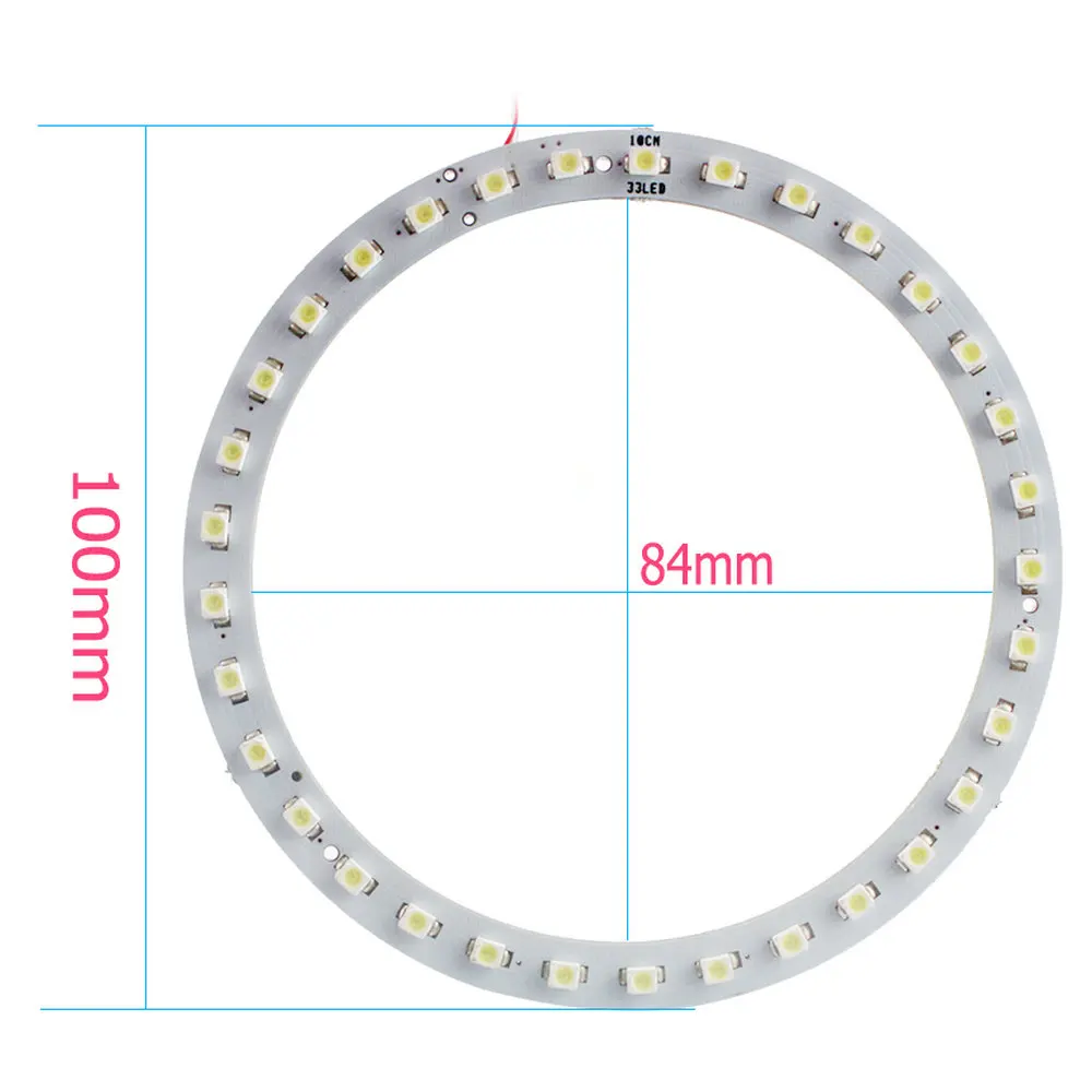 YM E-Bright! 2 шт.(1 пара) ангельский глаз 1210 40 мм 50 мм 60 мм 70 мм 80 мм 90 мм 100 мм 110 мм 120 мм фары Halo Кольцо 12 В Автомобильное освещение