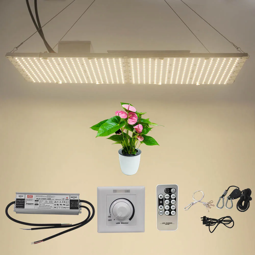 IDEA LIGHT 240 Вт Led Grow Light полный спектр QB288 V2 samsung lm301b lm301h радиатор quantum