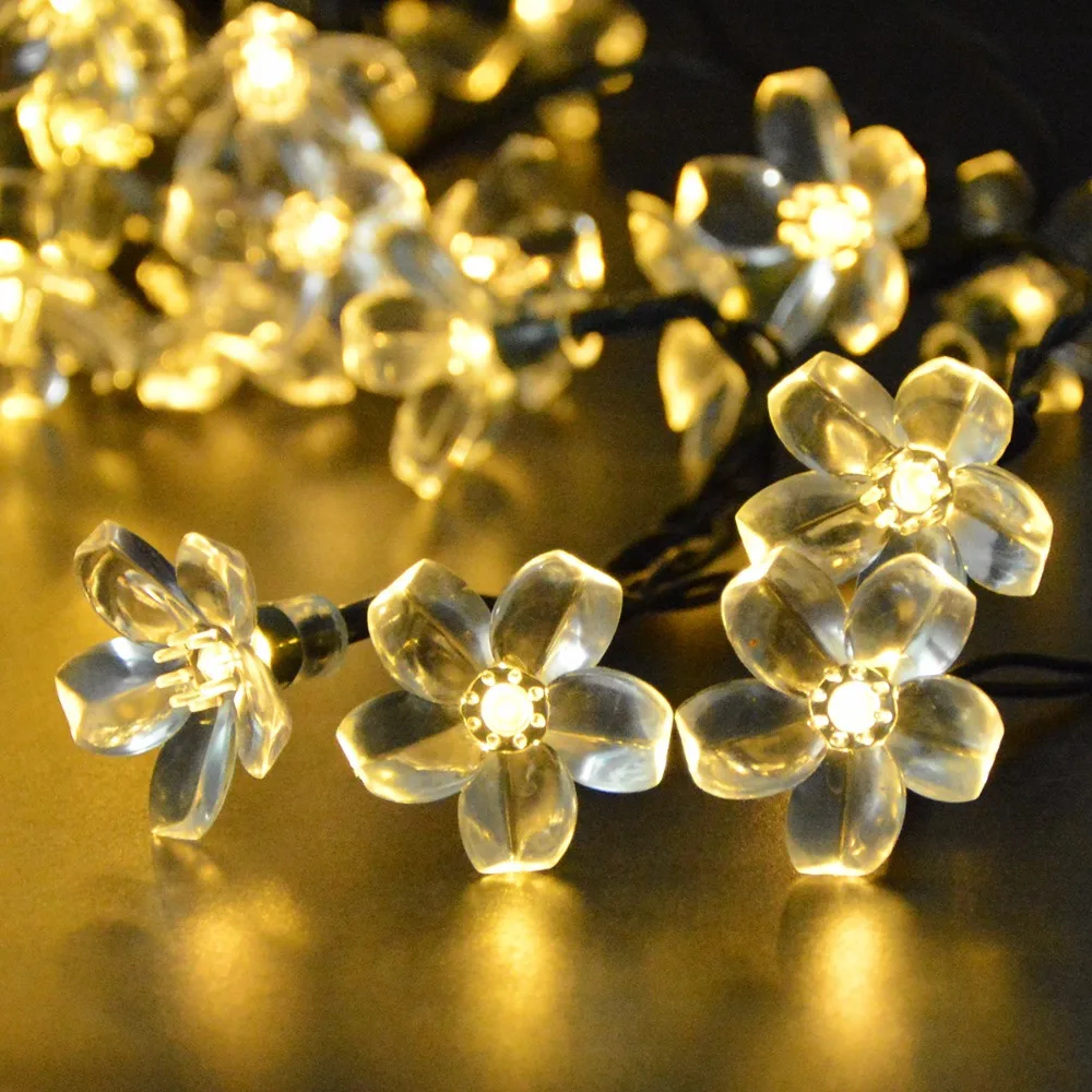 

IP65 Waterproof Solar Garland RGB LED light strip LED Ribbon Diode Tape fita LED Solar Battery Garden Lights Outdoor Decor Lamp