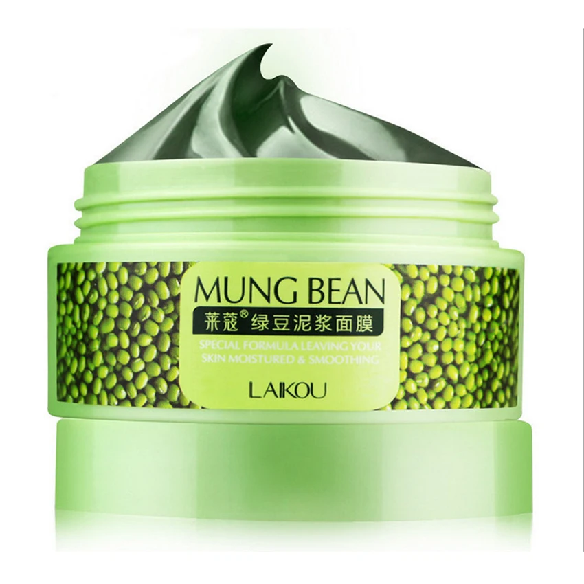 LAIKOU Nutrition Deep Clean Mung Bean Mask Face Mask Cream Essence ...