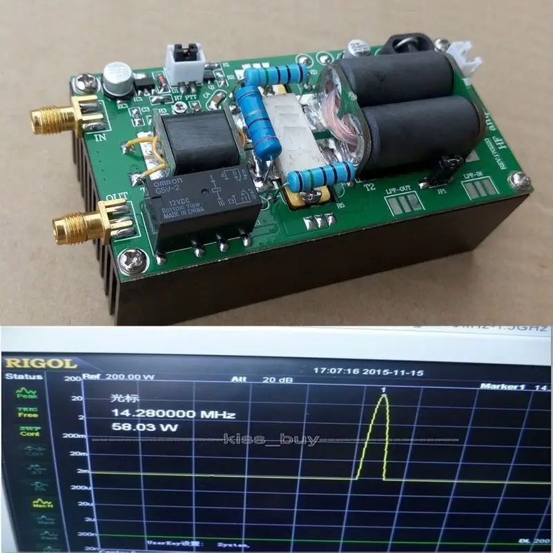 

diy kits MINIPA 100W SSB linear HF Power Amplifier YAESU FT-817 KX3 heastink