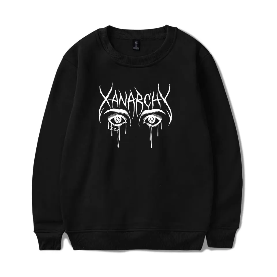 Lil xan Xanarchy Sweatshirts 3D Printed Harajuku Men's Sweatshirt Hip Hop Spring Mens Hoodies | Мужская одежда