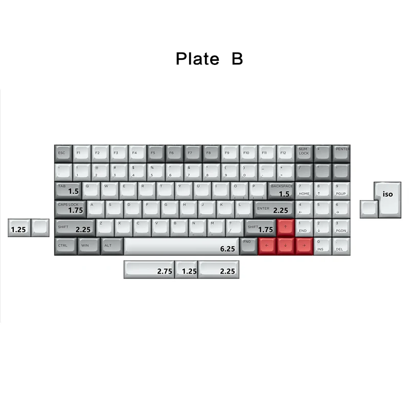 KBD75 REV 2,0 PCB(USB TYPE-C) kbd75 pcb alu plate