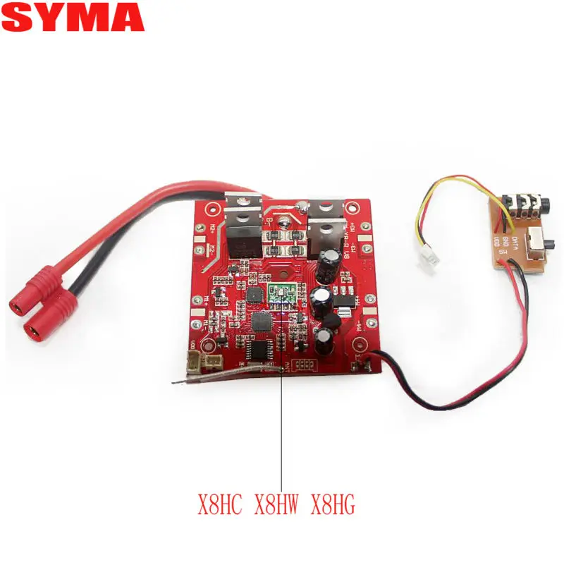 SYMA x8hc x8hw x8hg Quadcopter запасной Запчасти платы + выключатель красный/Greenlight|spare parts|quadcopter
