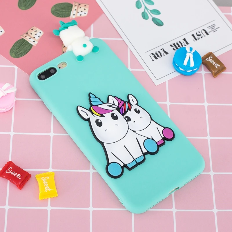 Милые игрушки мультфильм чехол для iPhone 6S 5 5S SE 5SE 6 7 8 Plus с единорогом XR X XS Max