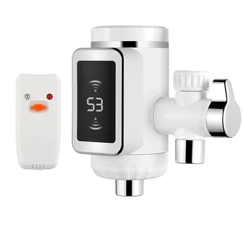 

Free Installation Lever Electric Hot Faucet with Digital Display for Kitchen Bathroom