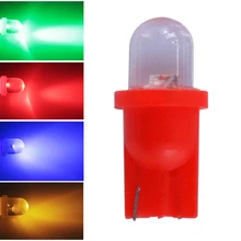 100 pcs T10 W5W 6 v 6.3 v 194 555 Luzes Led Sem Fantasmas para Bally Pinball Máquina de Jogo de Pinball branco vermelho azul amarelo DC6V