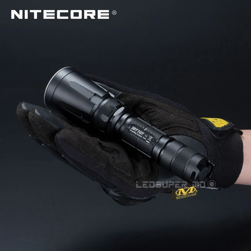 US $78.10 Changeable Light NITECORE SRT7GT CREE XPL HI V3 LED High Output Tactical Flashlight With MultiColored LEDs