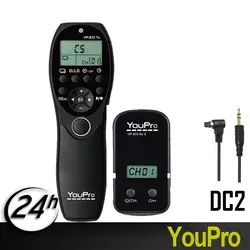 YouPro YP-870 II DC2 Беспроводной Таймер спуска затвора Пульт дистанционного управления для Nikon D750 D7100 D5500 D5300 D3300 D3100 DSLR Камера