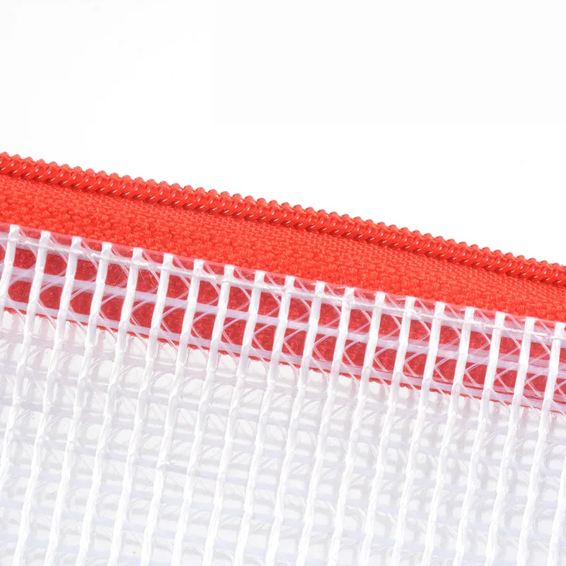 M&G A6 / A5 / B5 A4 mesh zipper bag file bag student transparent office waterproof test paper