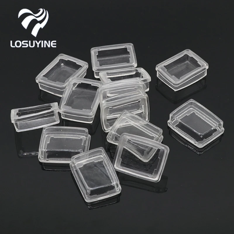 EMagTech 20 Coperture In Silicone Per Interruttore A Bilanciere - 10 Rotonde E 10 Quadrate, Trasparenti, Impermeabili