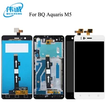 Bloc écran tactile LCD avec châssis et outils, pour BQ Aquaris M5=