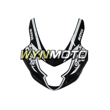 Глянец черный, белый цвет в полоску комплект для SUZUKI GSXR600 750 K4 2004-2005 Кузов ABS Пластик инъекций Новая мотоциклетная обувь обтекатели