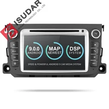Isudar 2 Din Auto Radio Android 9 For Mercedes/Benz/Smart/Fortwo Octa Core Car Multimedia Video DVD Player GPS Navigation DVR FM