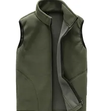 Человек осень-зима теплый флис жилет Trekking Пеший Туризм Кемпинг жилет Для мужчин спортивное пальто плюс Размеры V3