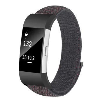 

ASHEI Watchbands For Fitbit Charge 2 Band Nylon Loop Sport Watch Strap Charge 2 Wristband Bracelet Woven Accessories Fabric Belt