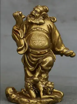 

New Chinese Fengshui Copper Zhong Kuei Chung Netherworld Buddha Statue