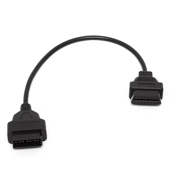 

New OBD2 Cable For nissan 14 Pin to 16 Pin OBD 2 II Cable Auto Car Diagnostic Tool Adapter Scan Connector Cable Promotion