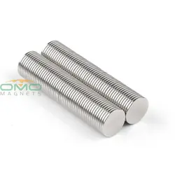 ОМО Magnetics 100 шт. неодимовые магниты N50 класс 12 мм x 1 мм лист редкоземельных сильная сила магнитов