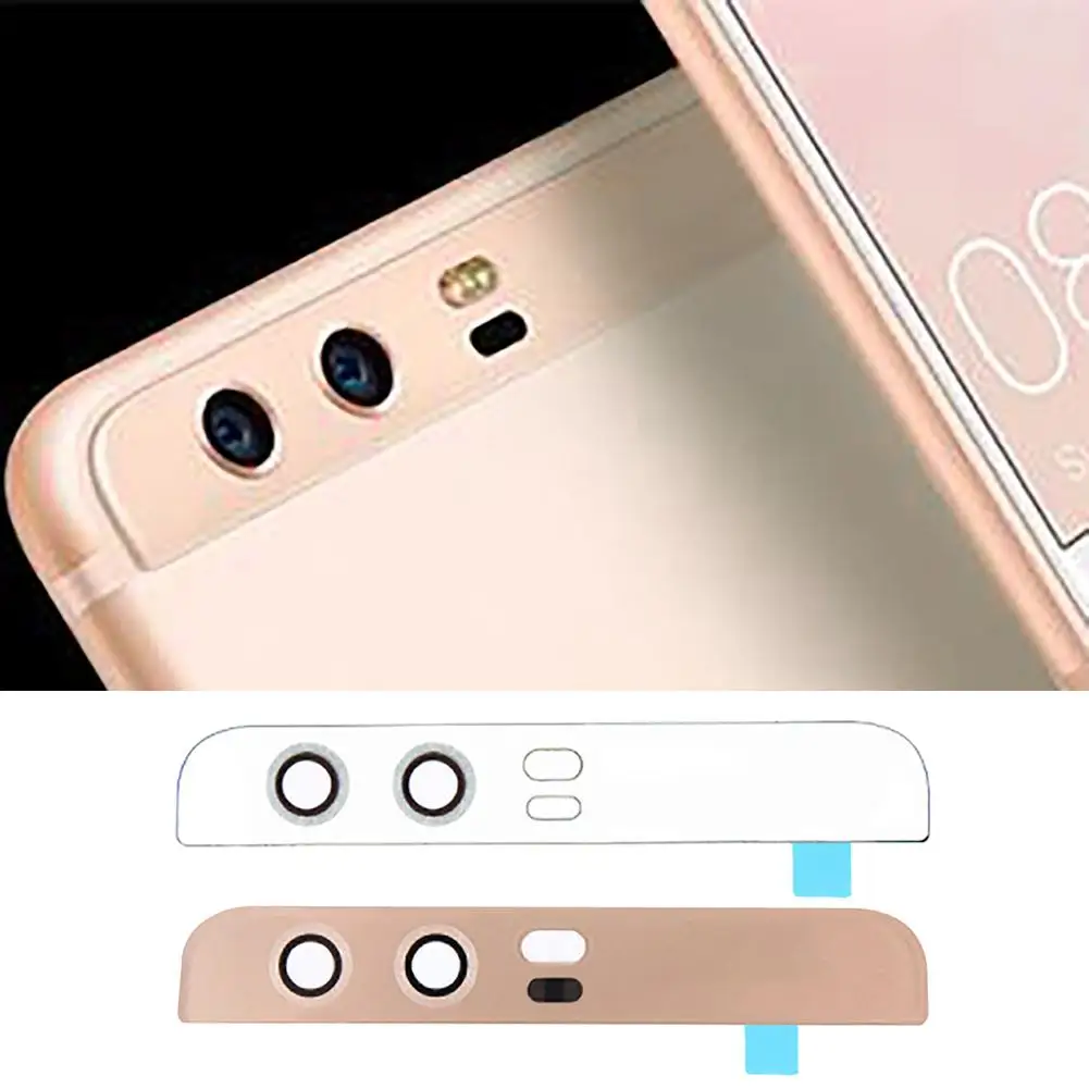 

New Rear Back Camera Lens Cover Precise Replacement Front Phone Camera Lens Adhesive Repair Parts for Huawei P10