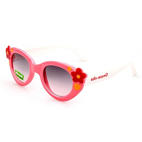 WANMEI. DS летние детские солнцезащитные очки для детей гибкие защитные очки для девочек Детские вечерние очки - Цвет линз: 64-4