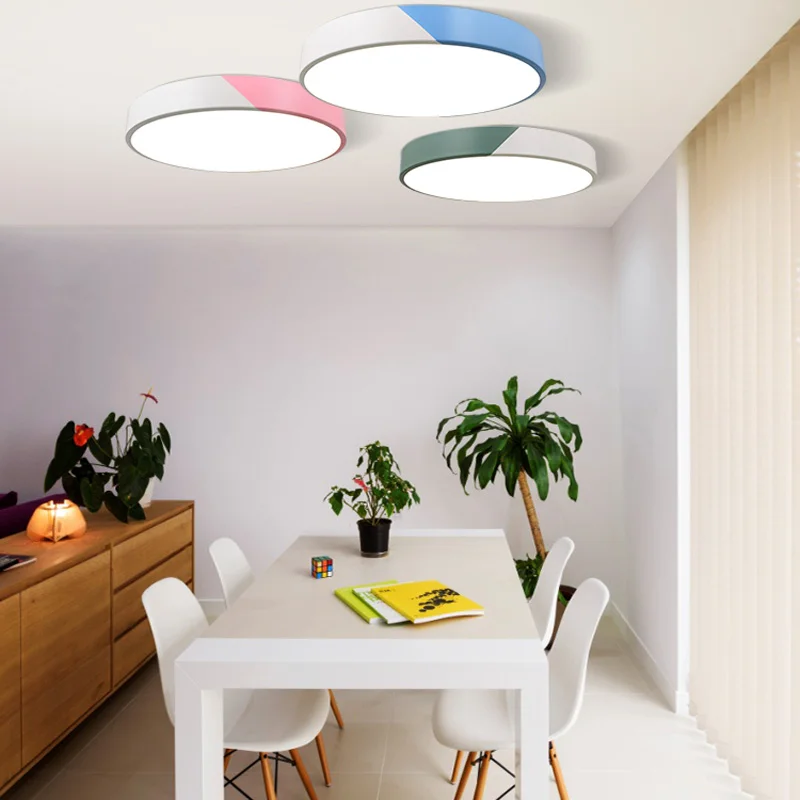 Luzes de Teto Sala de Estar Moderno e Minimalista Varanda do Quarto Ultra fino Rodada Levou Atmosfera Início Quarto Lâmpada Lâmpadas 5 estar moderna atmosfera minimalista casa lâmpada do quarto varanda lâmpadas