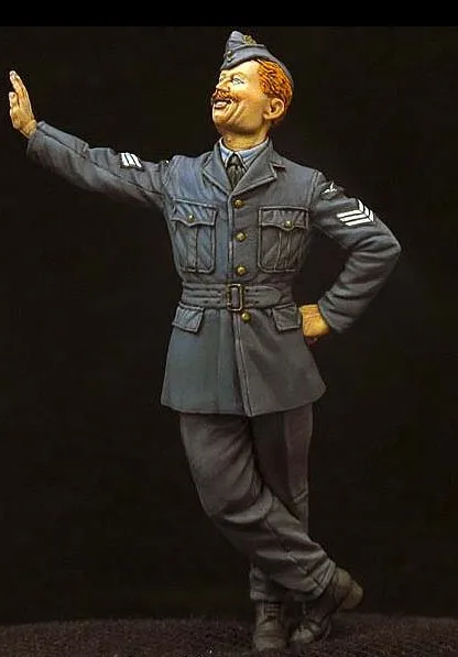 

1/35 scale WW2 Allied Pilots Sergeant WWII Resin Model Kit Model Free Shipping