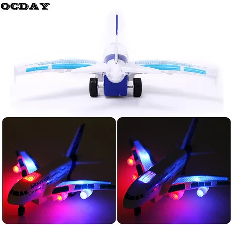 380 Aircraft Remote Control Boys Airbus Toy Airplane Model Colorful Lights Music Electric Airplane Educational Toys RC Model Toy title=
