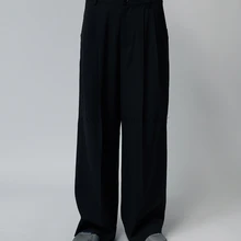 Мужская одежда Bigbang Hair Stylist Модные свободные расклешенные брюки Широкие брюки Подиумные костюмы певицы 27-44