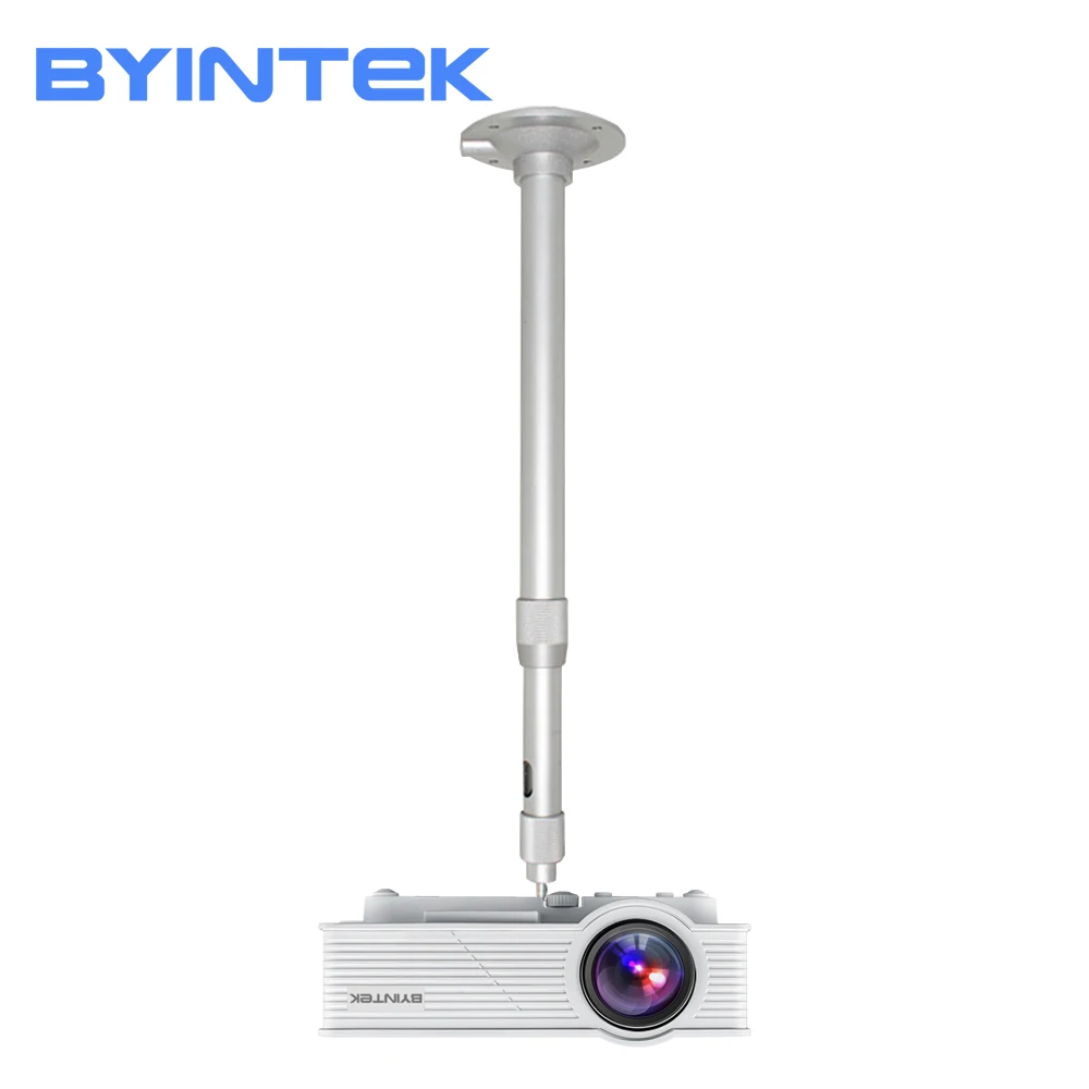 BYINTEK Mini Ceiling Mount Bracket 20cm to 40cm Adjustable for Mini Projector K8 K9 K18 C520 C720 P7 P12 P20 P30 U30 U50 R15 R19