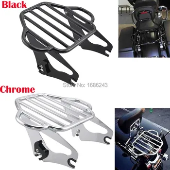 

Moto Two Up Luggage Rack Sissy Bar Luggage Rack Fit For Harley Touring Road King FLHX FLHXS FLTRX 2009-2016