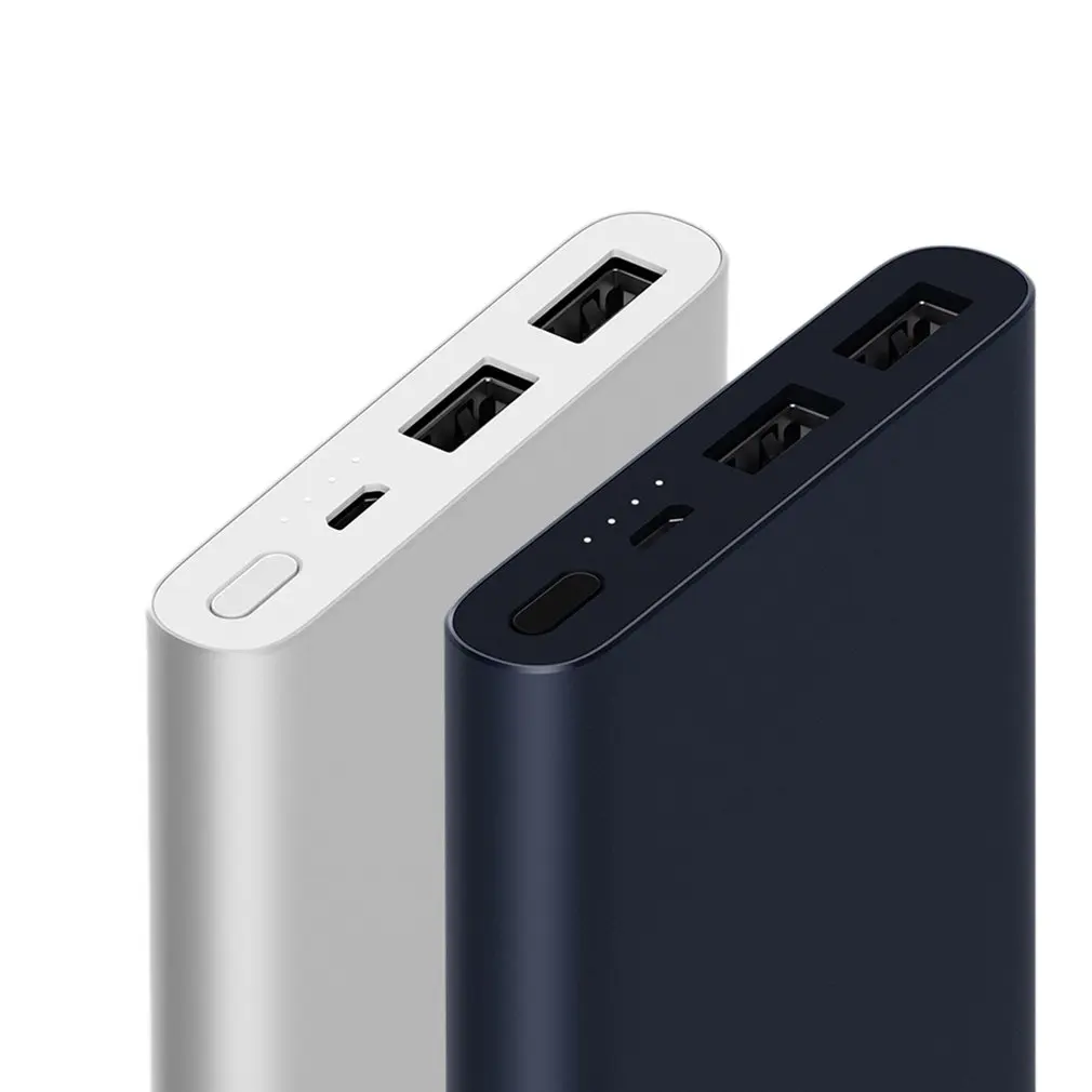 

Xiaomi 10000mAh Mi Power Bank 2i External Battery Bank 18W Quick Charge Powerbank 10000 PLM09ZM with Dual USB Output for Phone
