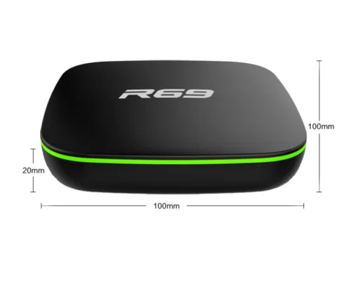 R69 Android 7,1 Smart tv Box четырехъядерный wifi H.265 4 K 3D фильмы медиаплеер новый R69 сетевой набор коробка