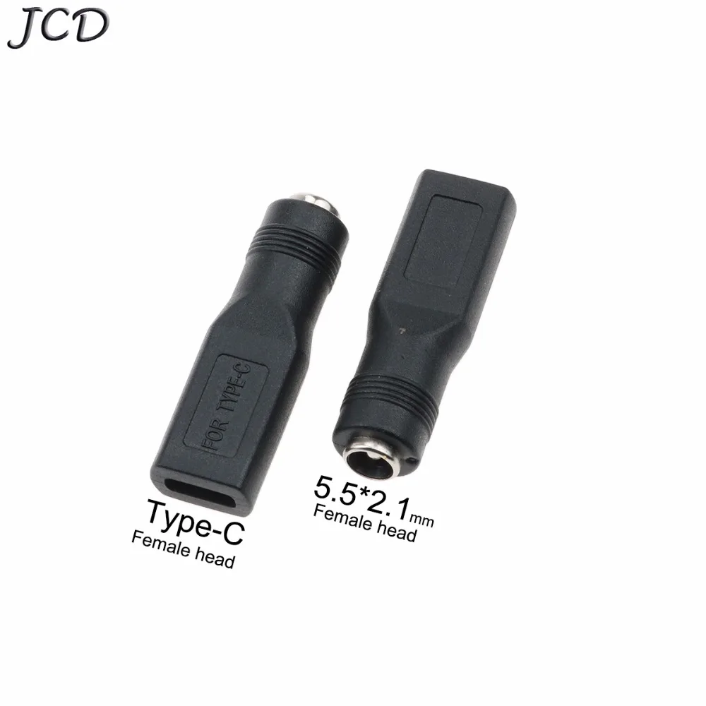 JCD 5V DC 5 5*2 1 мм разъем питания USB 3 Тип C c Женский x 2 Разъем постоянного тока