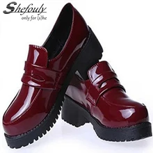 2017 Mary Janes Uniformes Japonés Anime Lolita Cosplay De La Manera de Las Mujeres Superficiales Zapatos de Cuero, Todo Tipo De Dama COSCasual zapatos