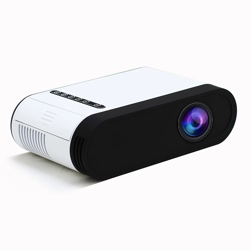 

GC20 LED Projector 500 lumen 3.5mm Audio 320x240 Pixels GC20 HDMI USB Mini Projector Home Media Player Portable