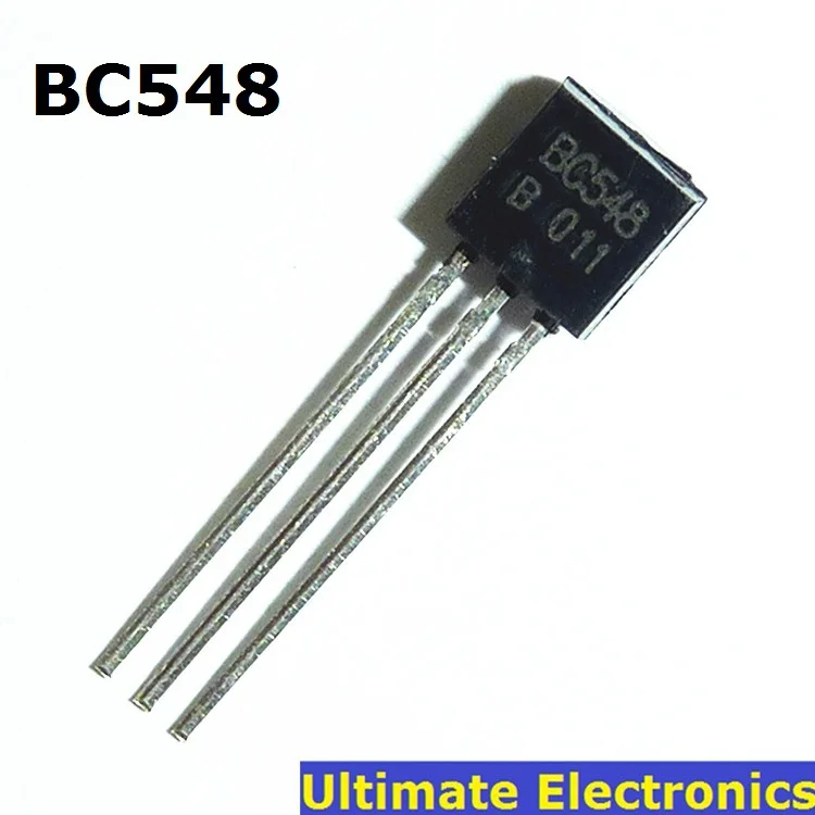 

50pcs BC548 TO-92 NPN 30V 0.1A Transistor