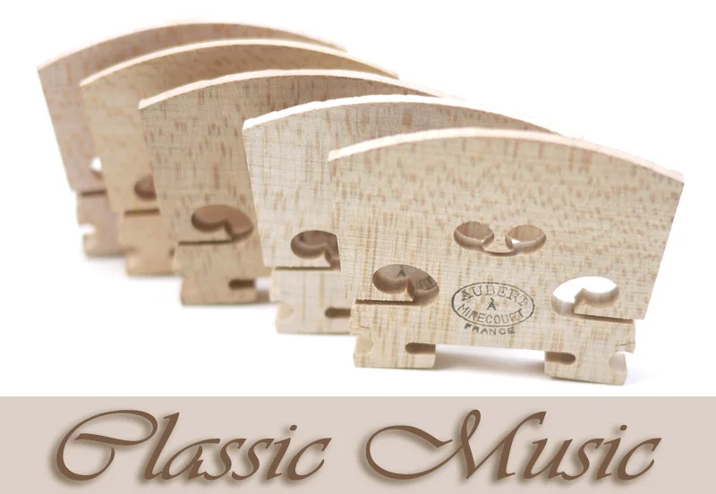 Настоящий мостик для скрипки Aubert 4/4 &quotmiretourt&quot изготовленный во Франции.|violin