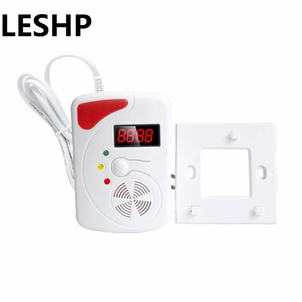 

3 types High Sensitivity Smart Voice Gas Leakage Detector 433MHZ Digital LPG Detecting Device Home Kitchen Security Alarm Sensor